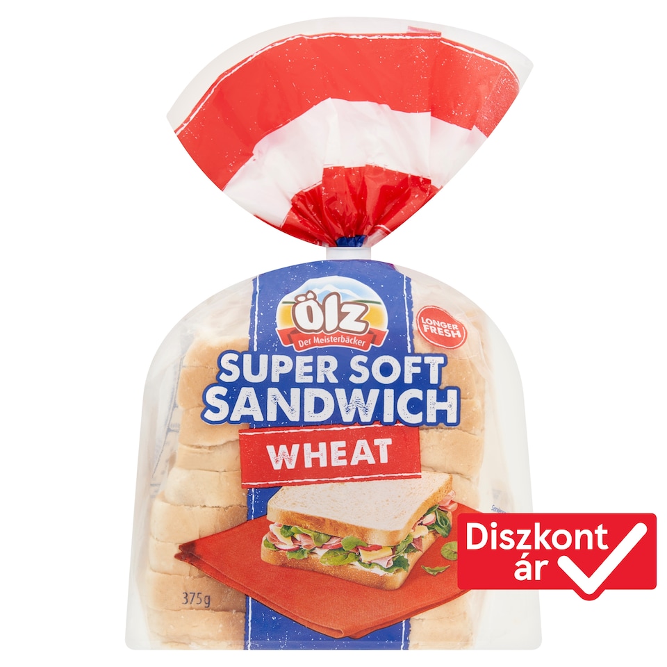 Ölz Super Soft Sandwich Wheat Bread 375 g