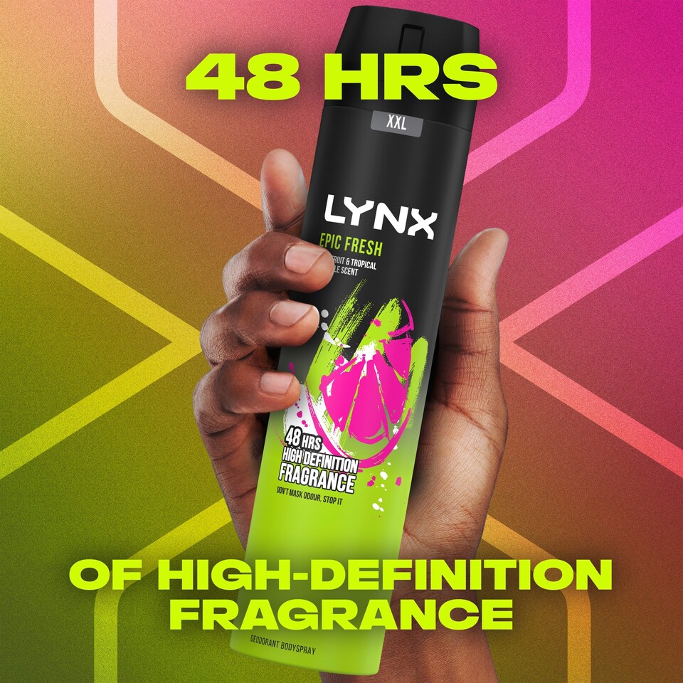 image 1 of Lynx Epic Fresh 48h Deodorant Bodyspray 250ml