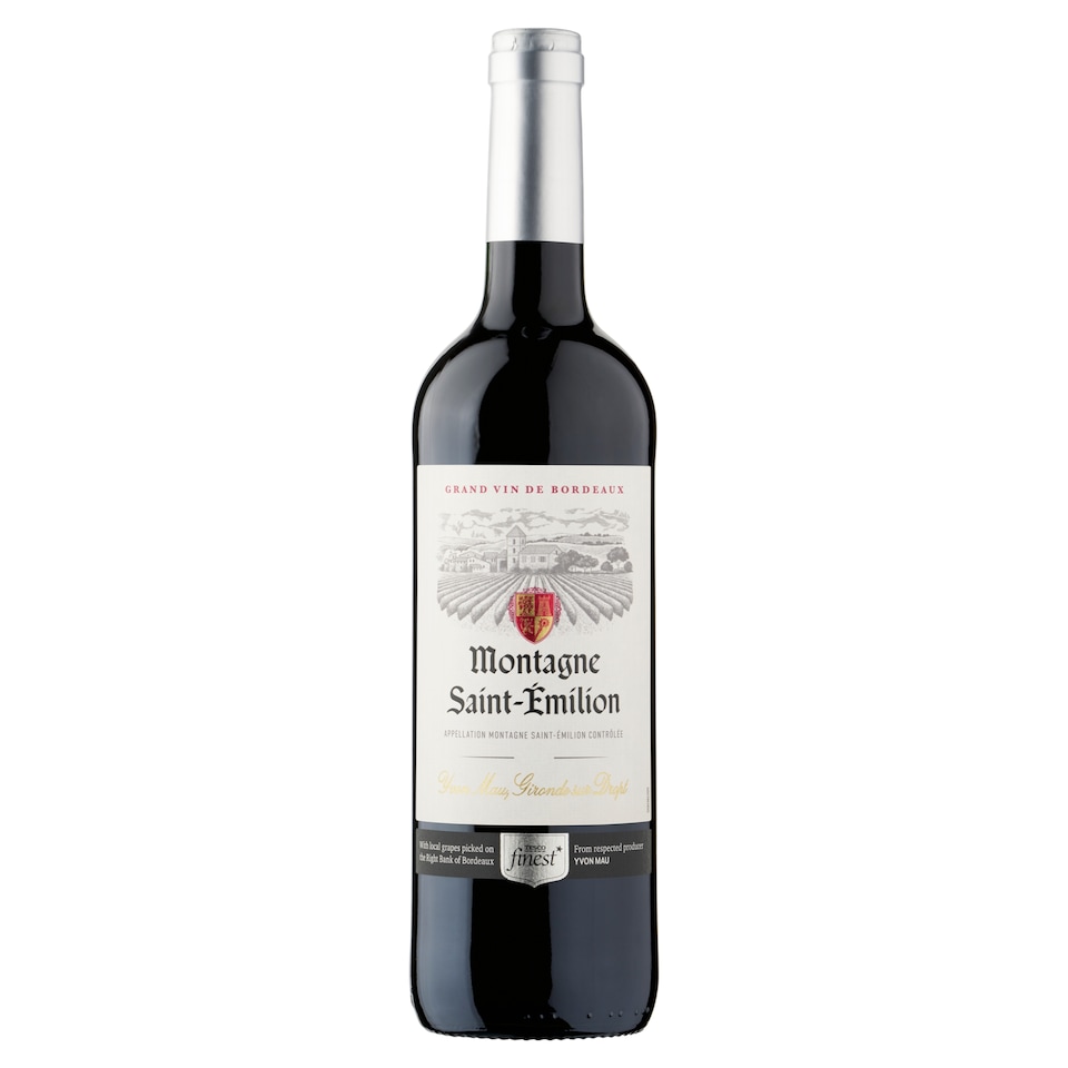 Obrázek 1 pro produkt Tesco Finest Montagne Saint-Émilion červené víno 750ml