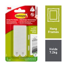 Command Large Picture Hanging Strips 4 Sets