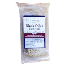 Artisan Deli Co Black Olive Flatbreads 75g