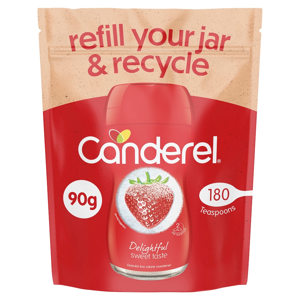 Canderel Granular Sweetener Refill Pack 90g