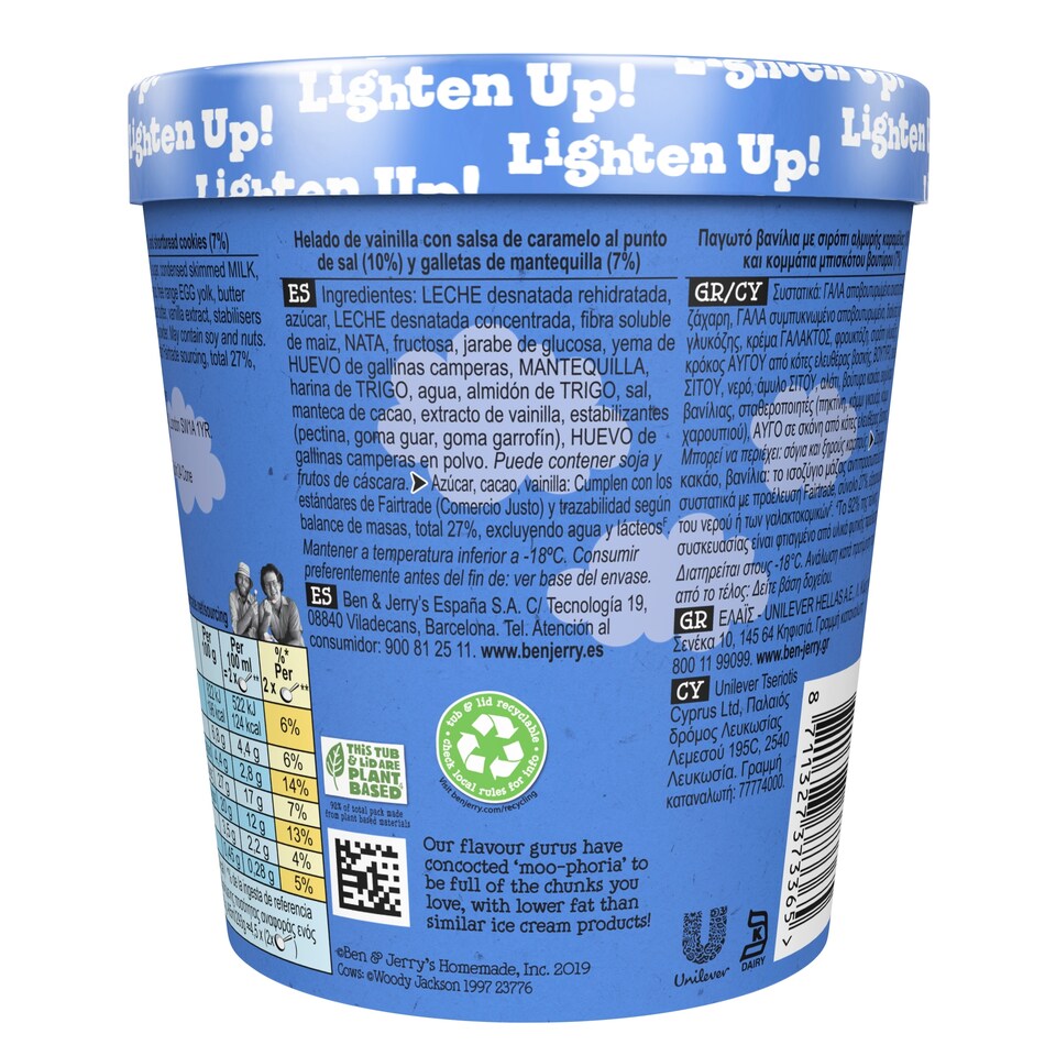 image 1 of Ben & Jerry's Moophoria Caramel Cookie Fix Vanilla Ice Cream 465Ml