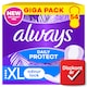 image 1 of Always Daily Protect Extra Long Odour Lock Pantyliners 54 Count