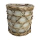 image 2 of F&F Home Lemon and Basil Rattan and Glass Candle Assorted 221g