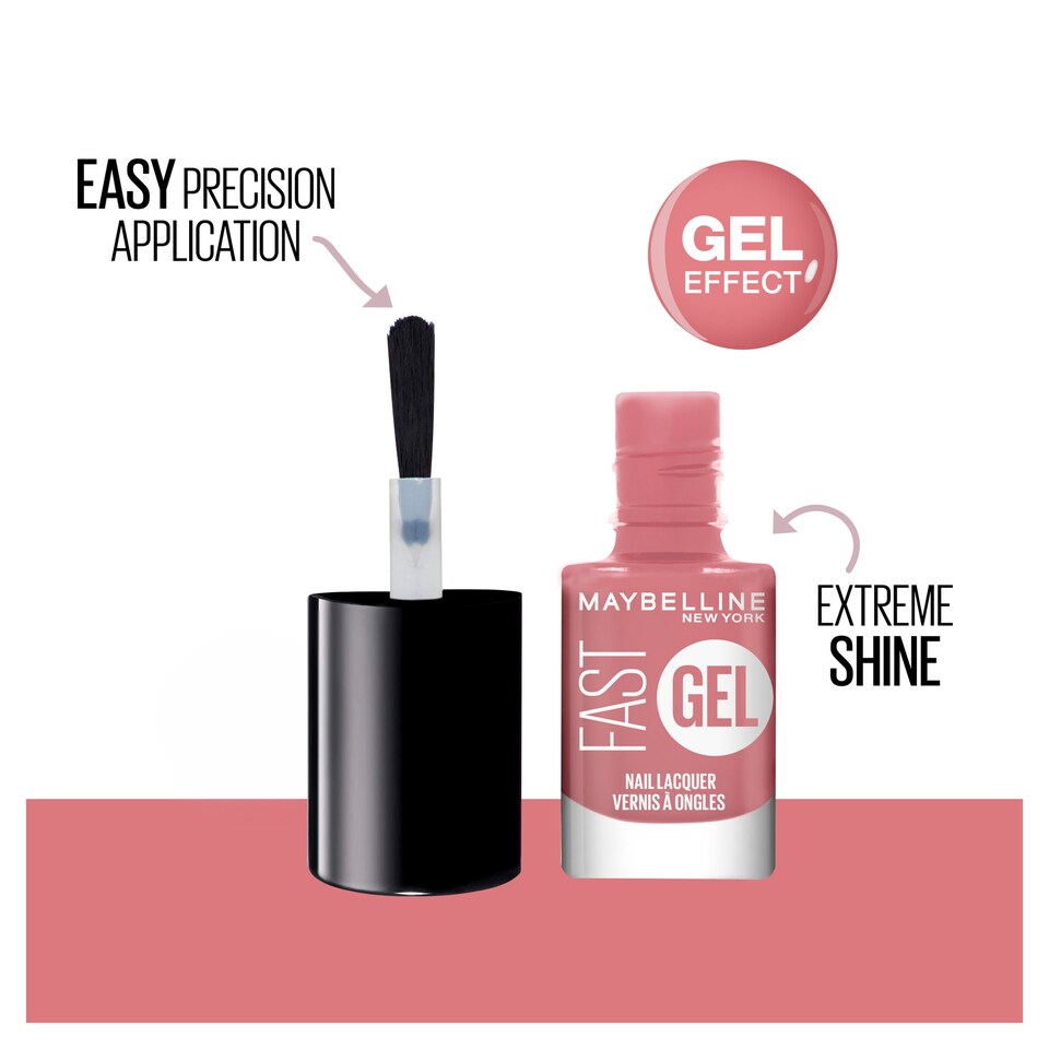 image 1 of Maybelline Fast Gel Nail Lacquer No 5 Tulip 6.7Ml