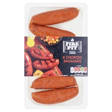 Tesco Fire Pit Chorizo Sausages 6Pack 300G