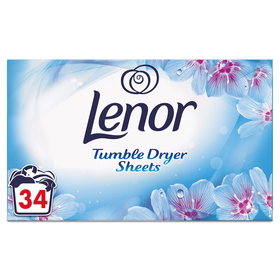 image 1 of Lenor Tumbler Dryer Sheets Spring Awakening 34S