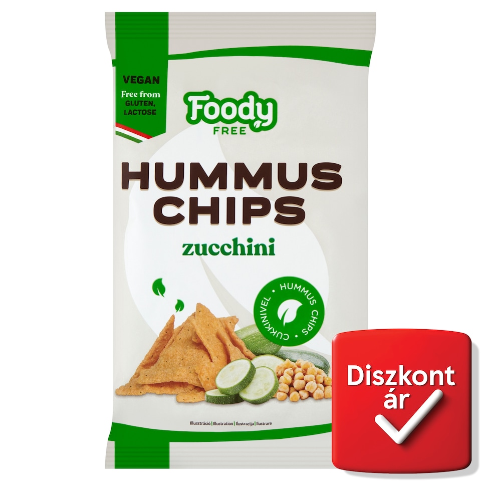 Foody Free hummus chips cukkinivel 50 g