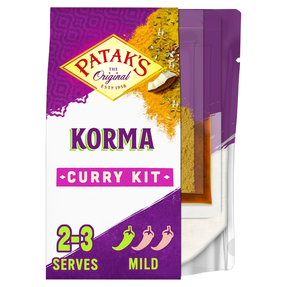 image 1 of Patak's Korma Curry Meal Kit 270g