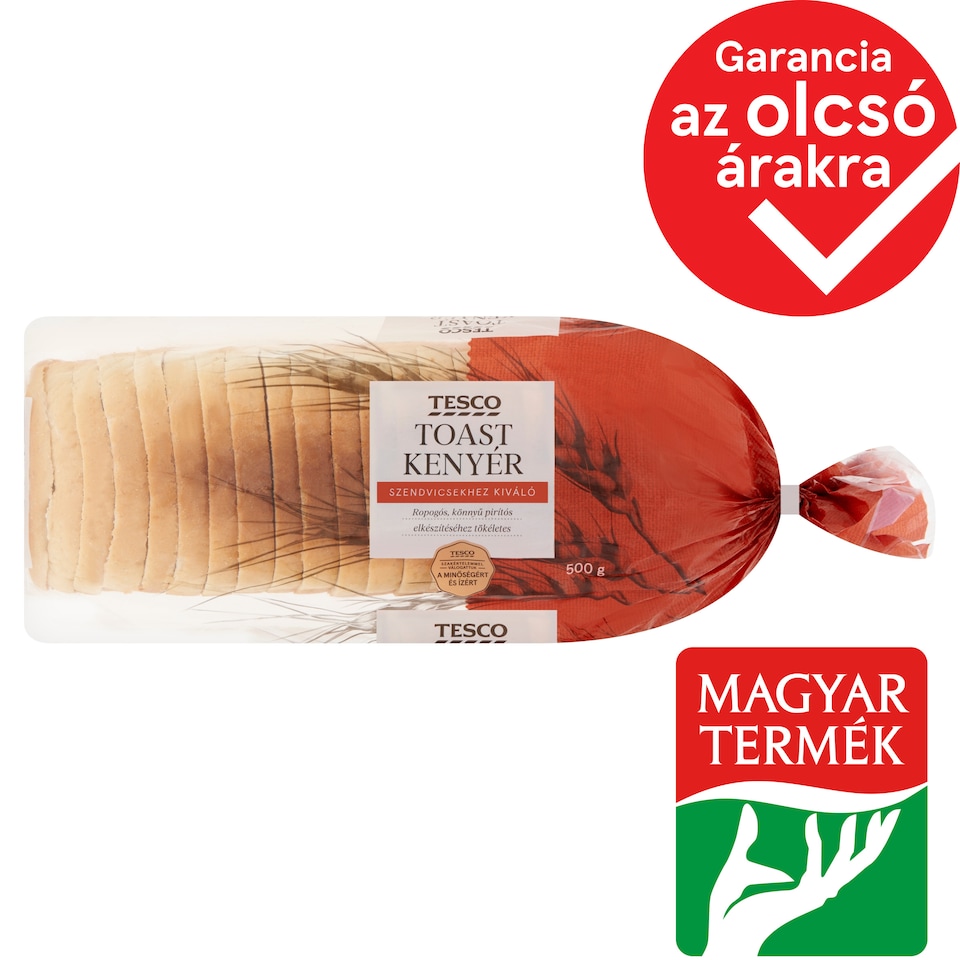 Tesco toast kenyér 500 g