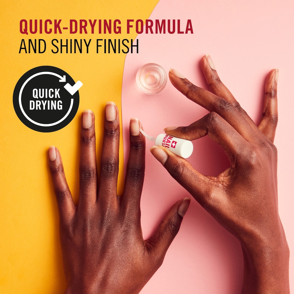 image 1 of Rimmel Nail Nurse 2 in 1 Base Coat & Strengthener Nail Polish 12ml