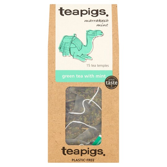 Teapigs Green Tea With Mint 15S 37.5G Tesco Groceries