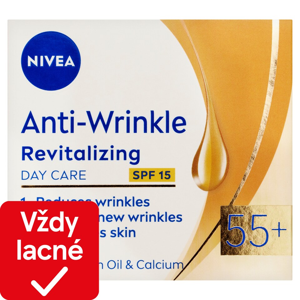 image 1 of Nivea Anti-Wrinkle Revitalizing Day Care 55+ SPF 15 50 ml