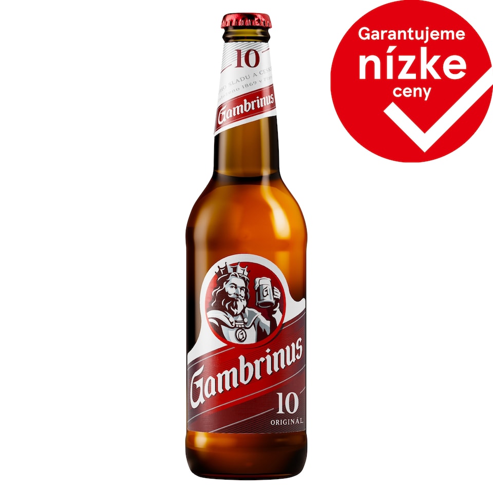Gambrinus Originál 10 pivo výčapné svetlé 500 ml