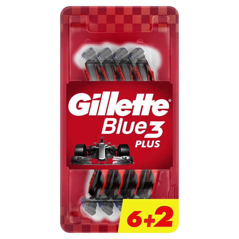 Obrázek 1 pro produkt Gillette Blue3 Plus Comfort, Jednorázové Holící Strojky Pro Muže, Balení Holících Strojků