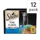 image 1 of Sheba Fine Flakes Wet Cat Food Pouches Fish in Jelly 12x85g