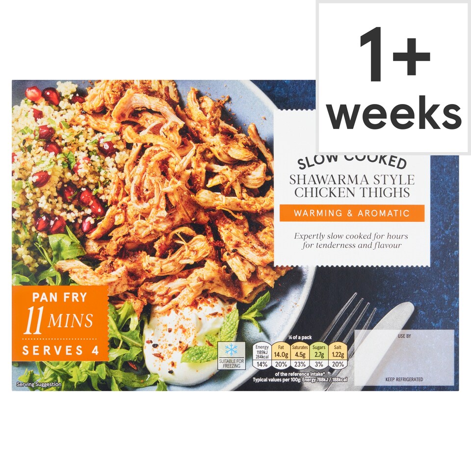 Tesco Shawarma Style Chicken Thighs 700g