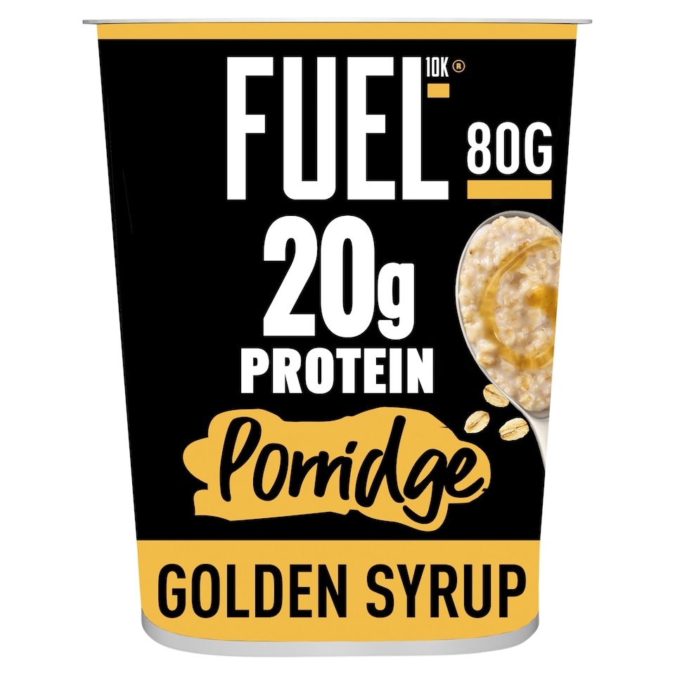 FUEL 10K GOLDEN SYRUP FLAVOUR PORRIDGE OATS 80g.