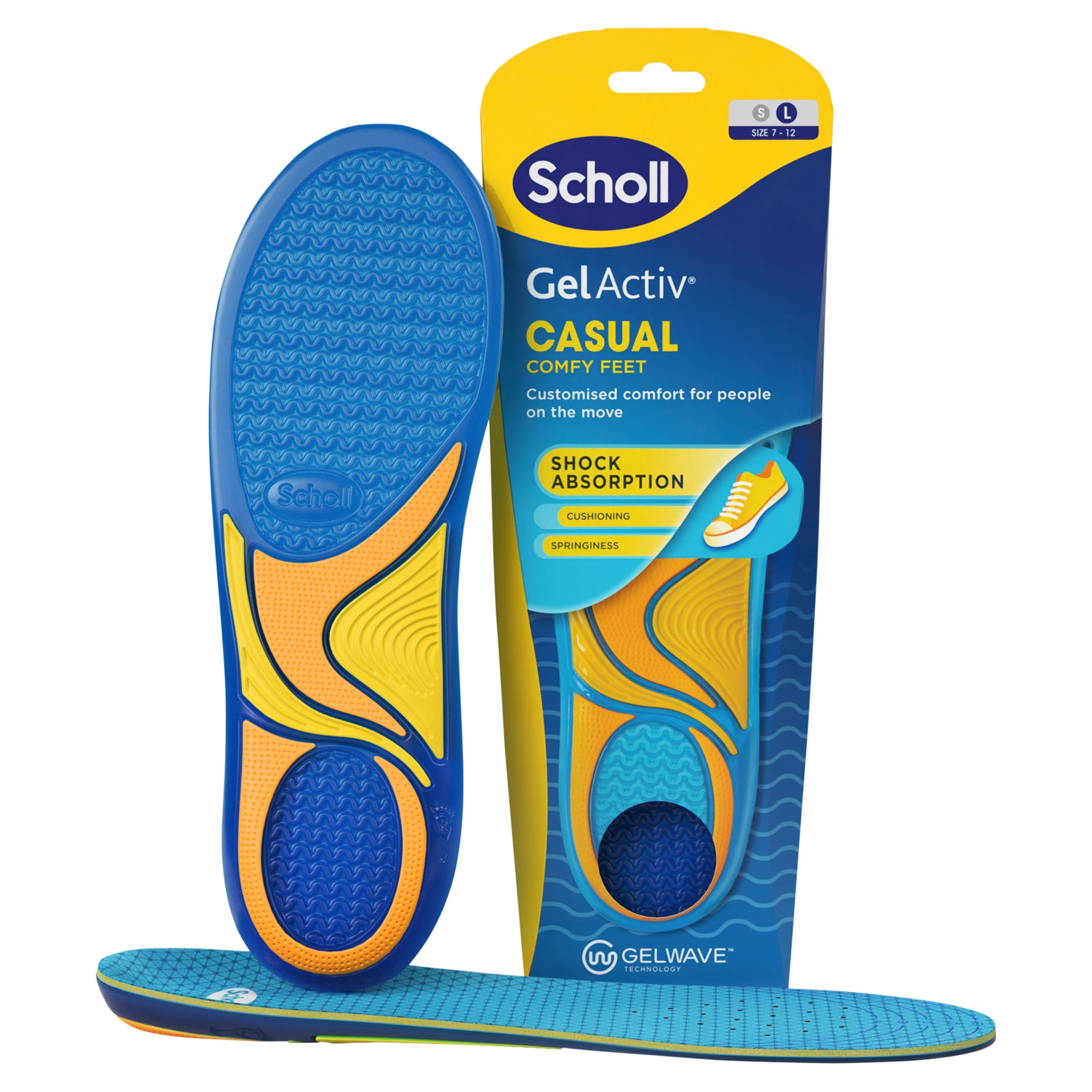 Scholl Gel Activ Insole for Men Regular Pack