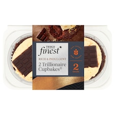 Tesco Finest 2 Trillionaire Cupbakes