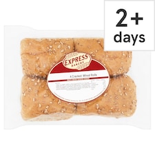 Express Bakery Cracked Wheat Rolls 4 Pack