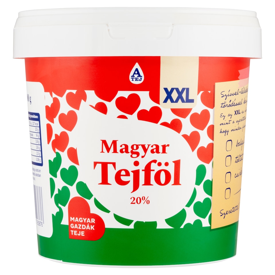 Magyar Tejföl élőflórás tejföl 20% 1000 g 1. kép