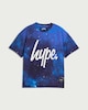 image 3 of Hype Pure Cotton T-Shirt in Multi Blue