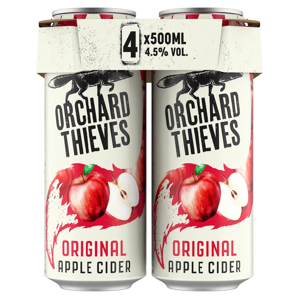 Orchard Thieves Apple Cider 4 X 500Ml