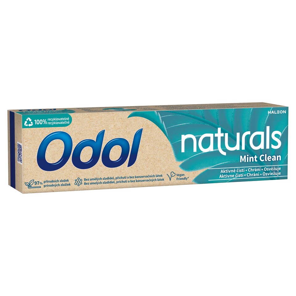 Odol Naturals Mint Clean zubní pasta s vysokým obsahem přírodních složek 75ml