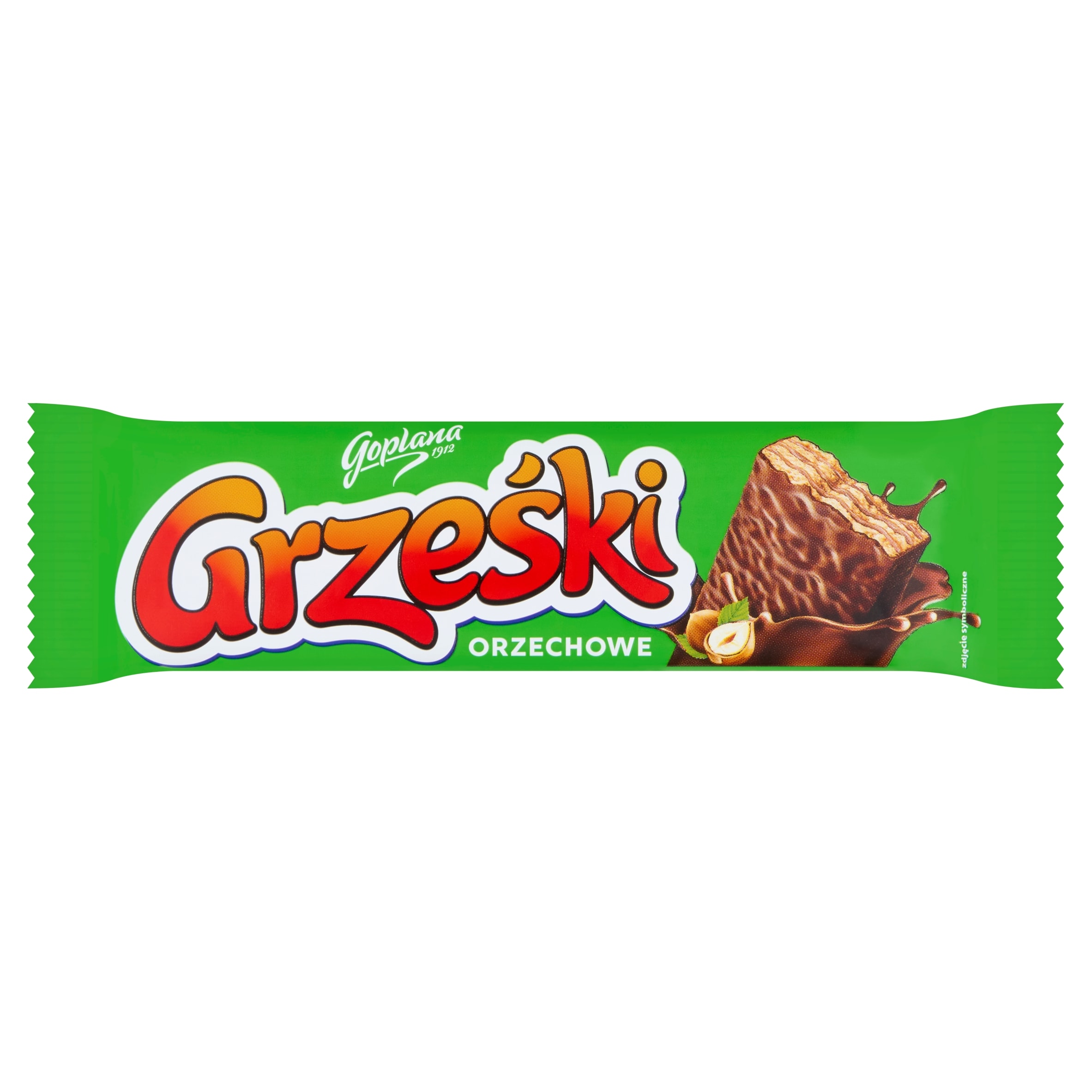 Goplana Grzeski Milk Chocolate-Coated Wafer Bar With Hazelnut Cream 36G