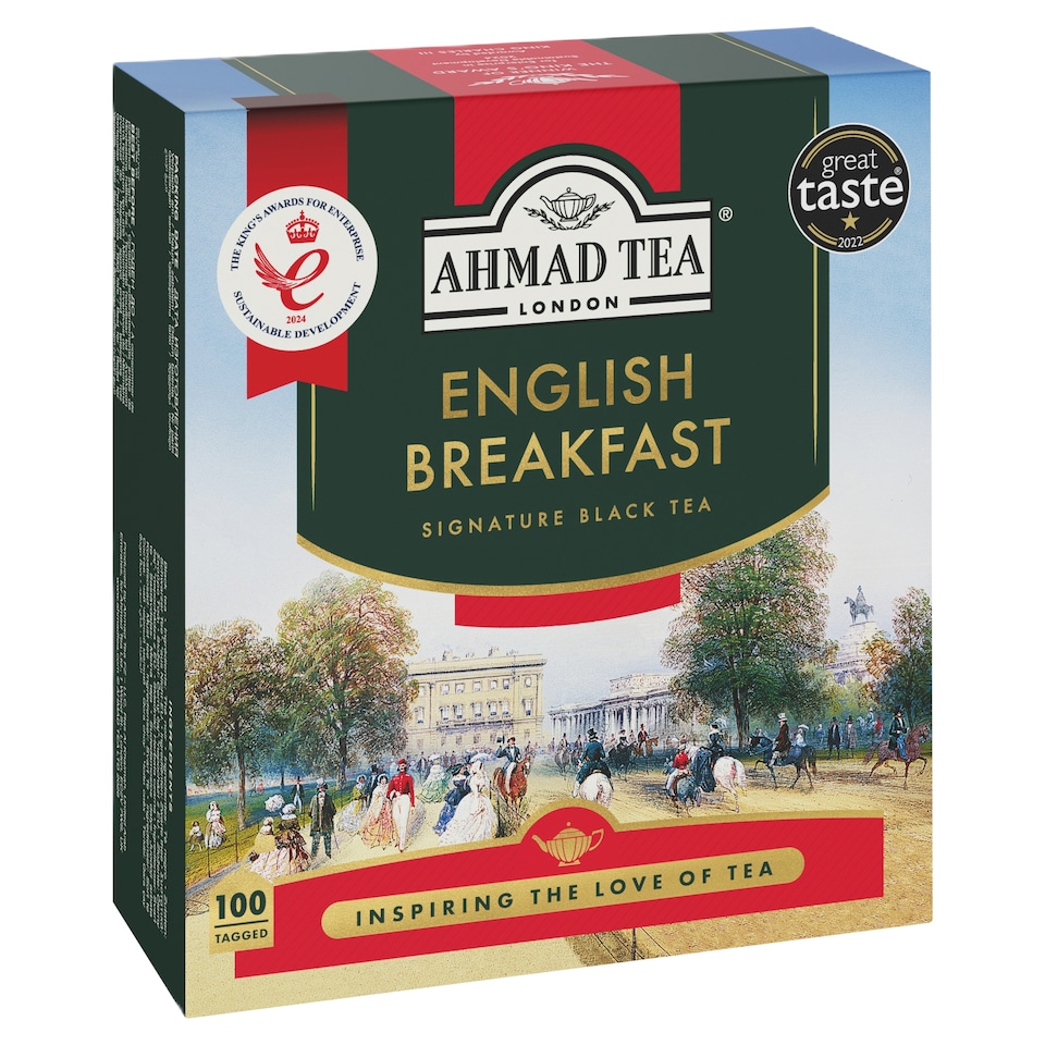 image 1 of Ahmad Tea English Breakfast Black Tea 100 x 2g (200g)