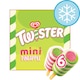 image 1 of Wall's Twister Mini Pineapple Ice Cream Lollies 6x50ml