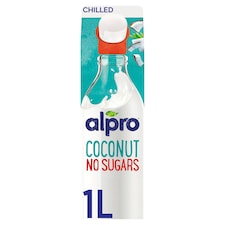 Alpro Coconut No Sugar Chilled Dairy Free Drink 1L
