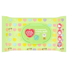 Tesco Loves Baby 64 Fragranced Ultra Soft Wipes