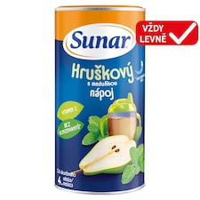 Sunar rozpustný nápoj hruškový s meduňkou 200g