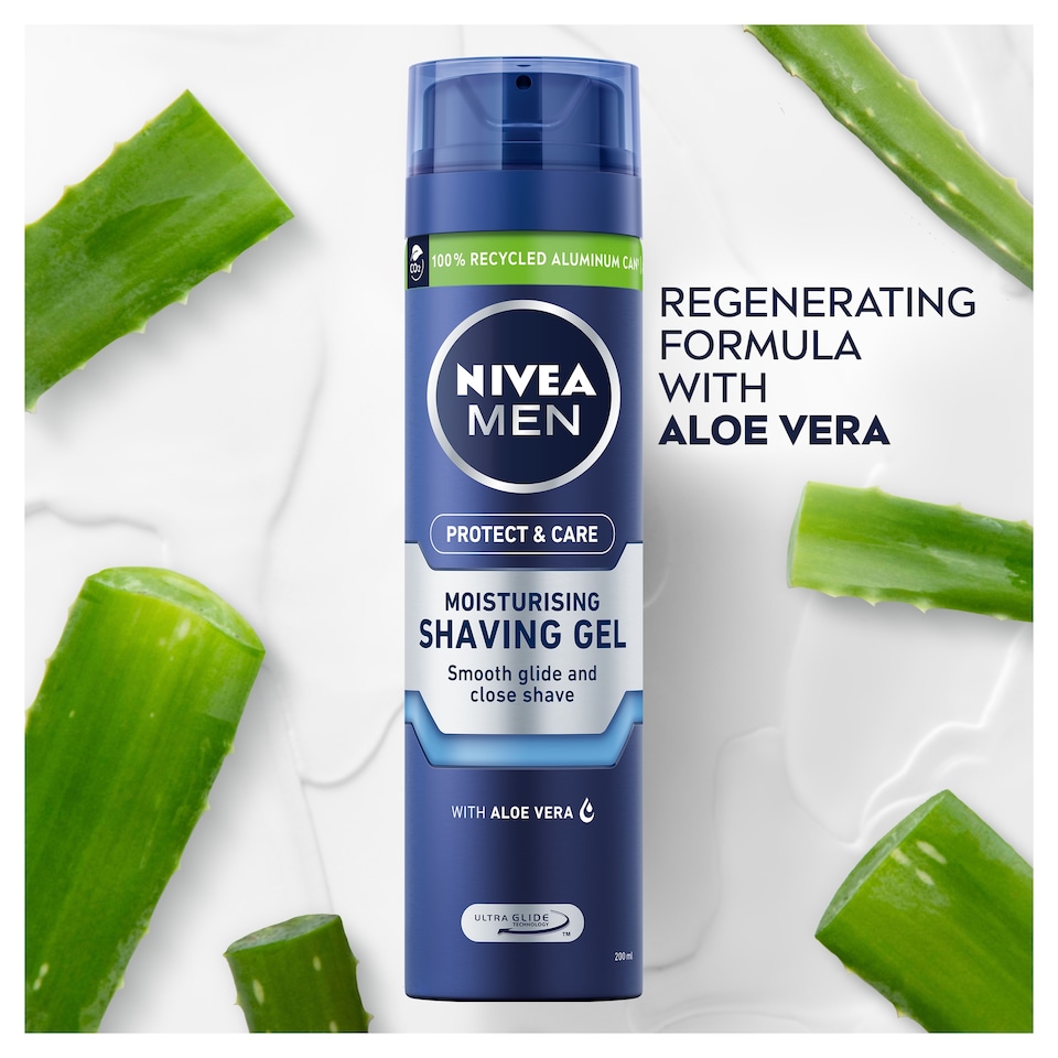 image 1 of Nivea Men Moisturising Shaving Gel 200Ml