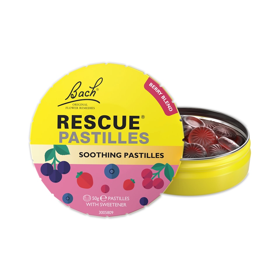 image 1 of Bach Rescue Soothing Pastilles Berry Blend 50g