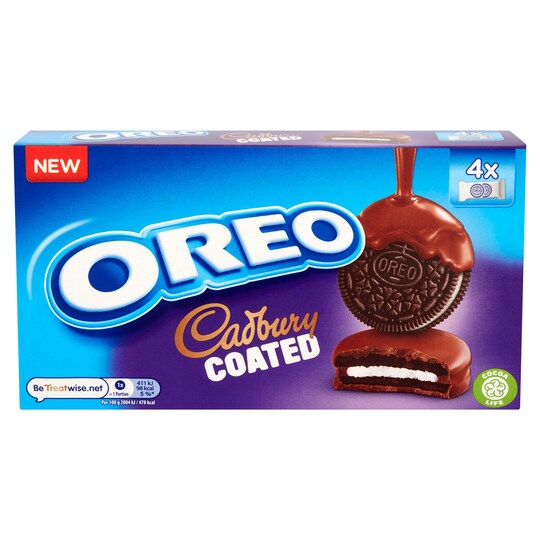 Cadbury Oreo Cadbury Coated Biscuit 164G - Tesco Groceries