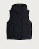image 4 of F&F Hooded Puffer Gilet in Black