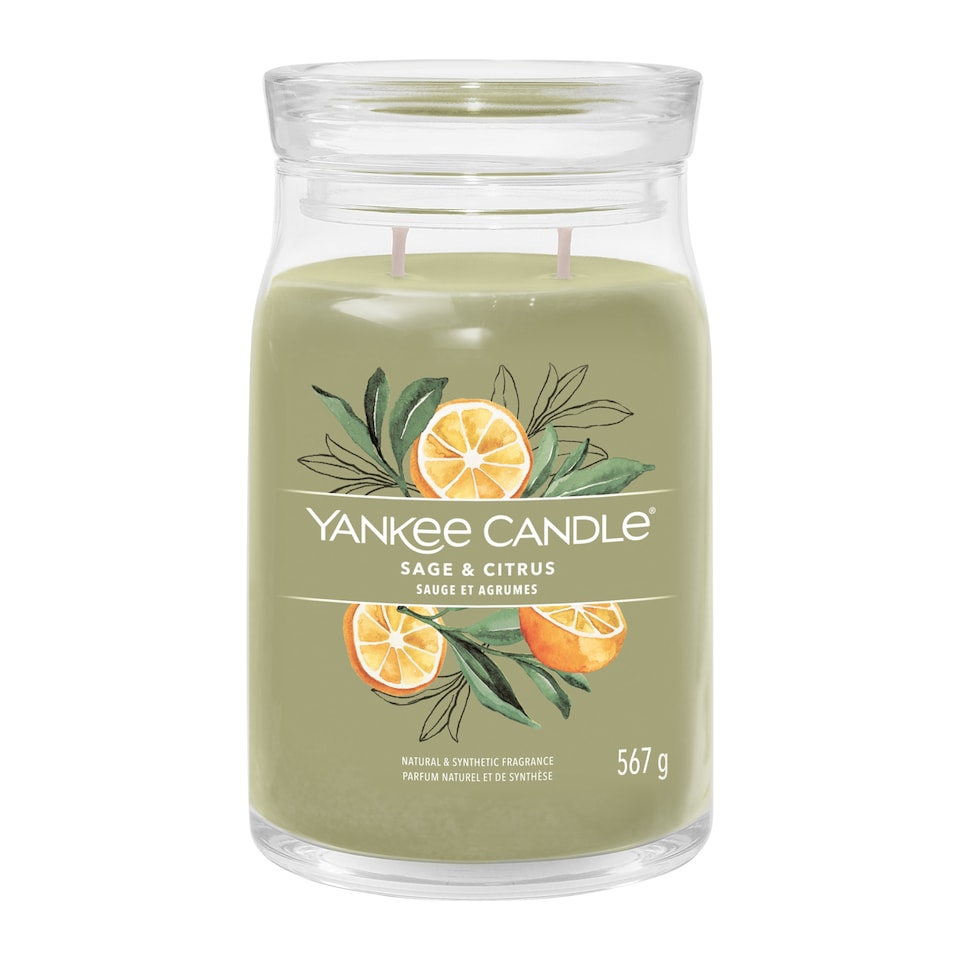 image 1 of Yankee Candle Signature Large Jar Sage & Citrus 567g