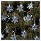 image 2 of Tesco 15 Battery White Snowflake Christmas Lights