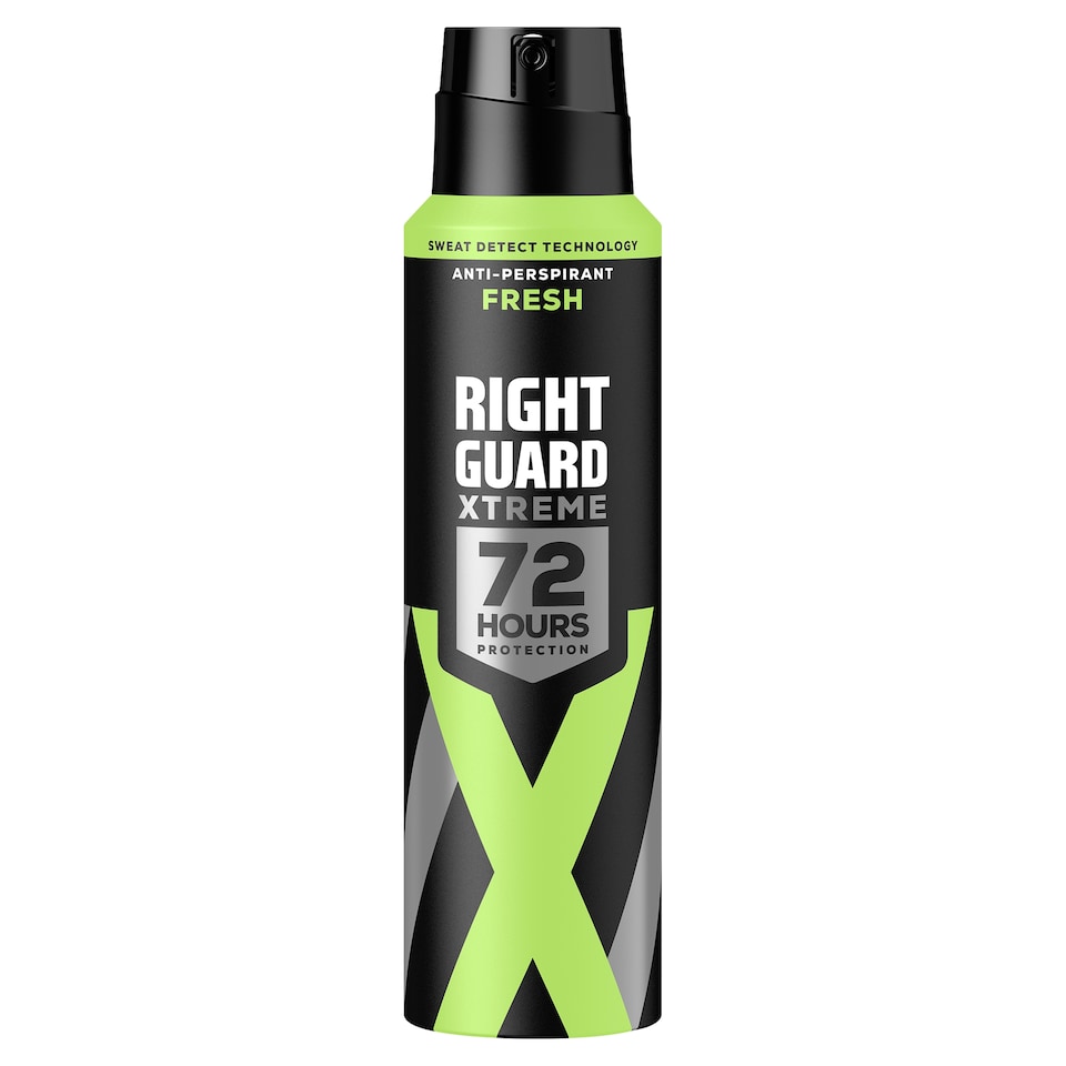 image 1 of Right Guard Xtreme Silver Fresh Blast Antiperspirant Deodorant 150Ml