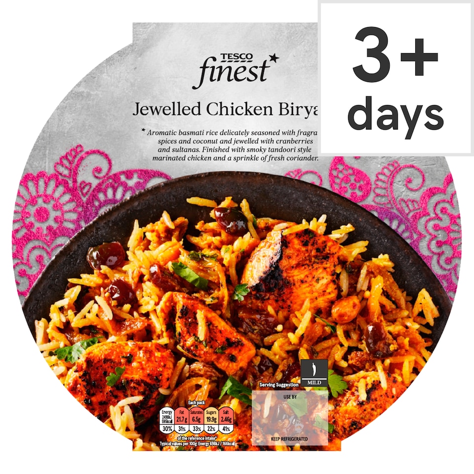 Tesco Finest Jewelled Chicken Biryani 380g
