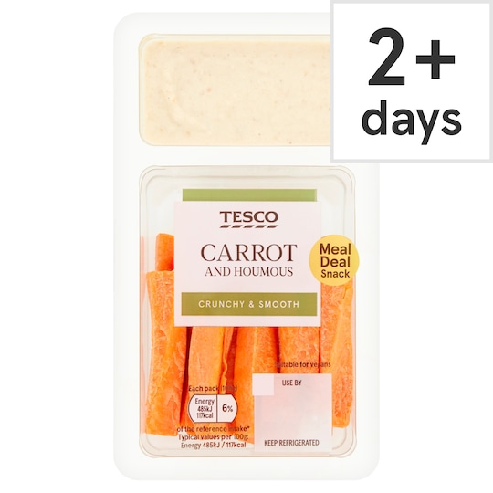 Tesco Carrot With Houmous 100G Tesco Groceries