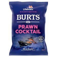 Burts Hand Cooked British Potato Chips - Prawn Cocktail 150g