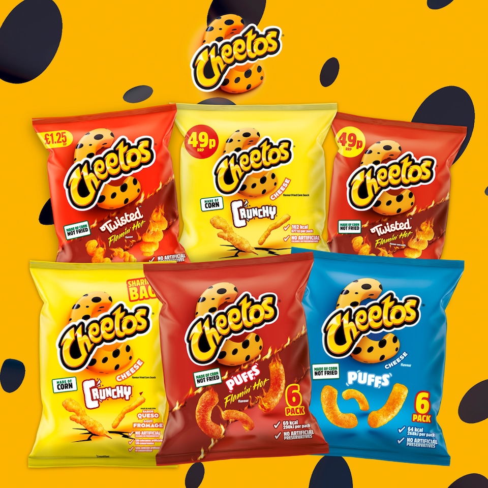 image 1 of Cheetos Puffs Cheese Multipack Snacks 6x13g