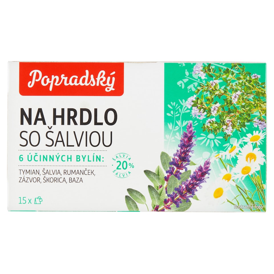obrázok 1 z Popradský Na hrdlo so šalviou bylinný čaj 22,5 g