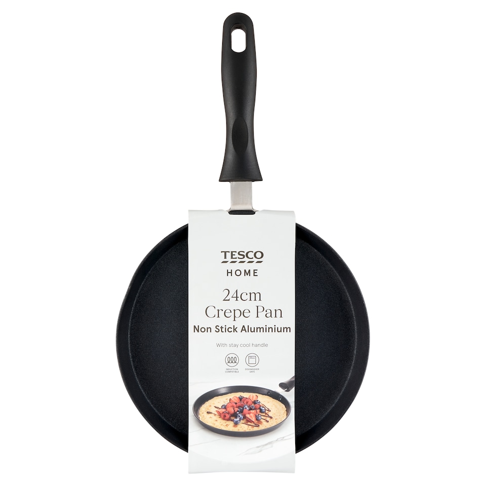Tesco Home Crepe Pan 24 cm