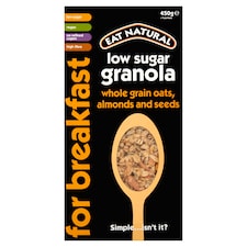 Eat Natural Low Sugar Wholegrain Granola 450G